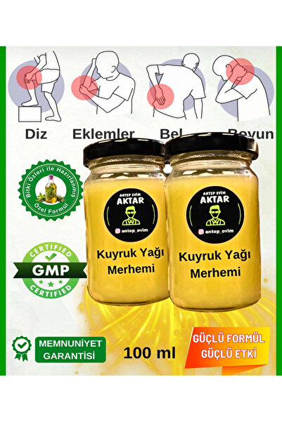 Antep Evim Kuyruk Yağlı Kas Eklem Sıvı Kaybı Masaj Kremi Merhemi 100gr relaxin