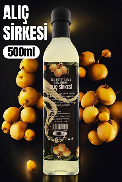 TARİHİ EYÜP SULTAN BAHARATCISI Doğal Fermantasyon Katkısız Alıç Sirkesi 500ml