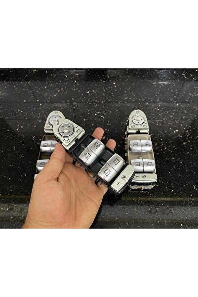 Store MERCEDES CAM DÜĞME PANELİ SİYAH W205 W213