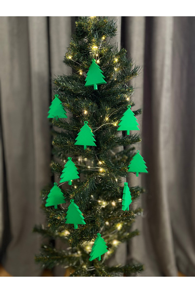 ASRIN Ev Teknolojileri Christmas Tree 10 Pack Pine Ornament