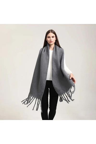derikem Soft Textured Acrylic Basic Shawl