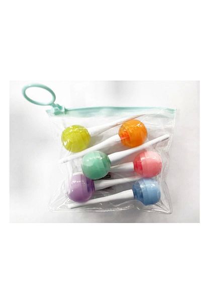 Taros Unick Color 4897 - Set of 6 Mini Highlighter Lollipop Pens