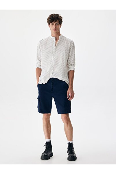 Ltb Kargo Lacivert Bermuda