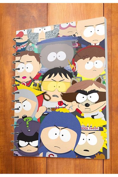 nihonwosekai South Park A5 Spiral Notebook 50 Sheets