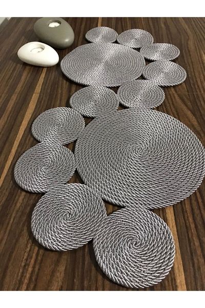 Naspar Husă pentru măsuță de cafea gri / Masă / Sufragerie (75X34)