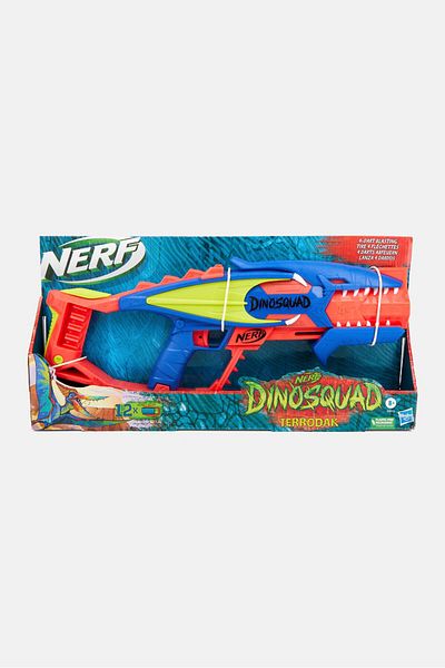 Nerf مسدس لعبة تيروداك من دينوسكواد، مجموعة باللون الأزرق