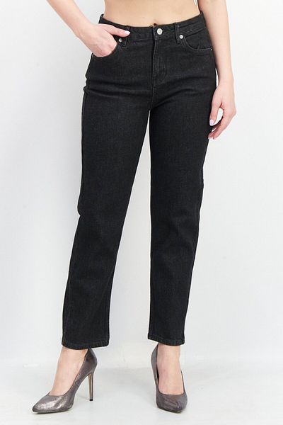 NA-KD Women Mid Waist Slim Leg Solid Denim Jeans, Grey