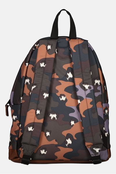 Eastpak حقيبة ظهر للرجال بطبعة كاملة، مقاس 37 طولًا × 43 ارتفاعًا × 4 عرضًا سم، بني