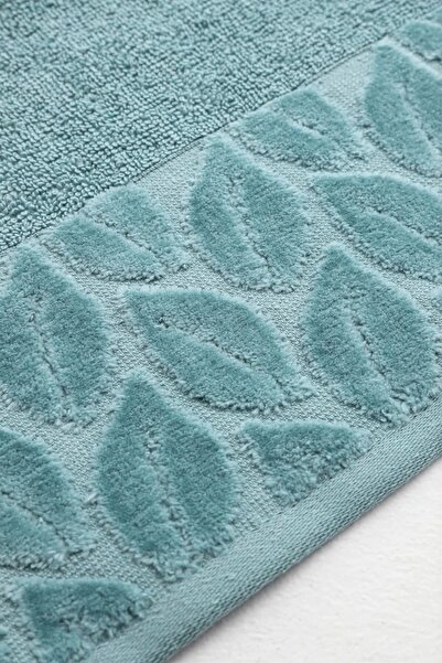 NİVEMESHOME Nivemeshome 249 - Зелений жакардовий рушник Nurpak