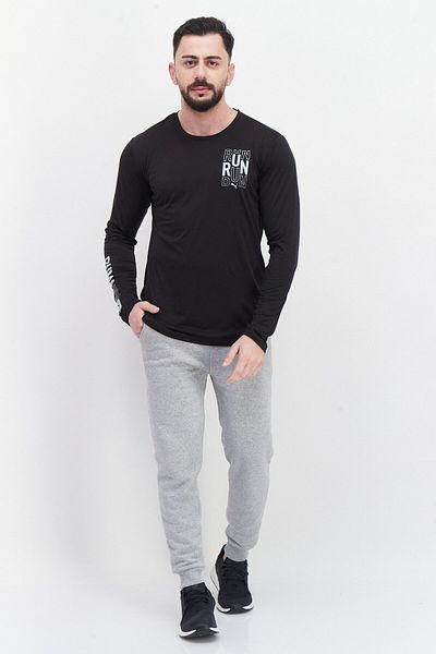Puma Men Sportswear Fit Running T-shirt, Black