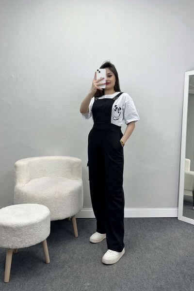 BELENDİR Salopet Pantolon Siyah - 16610.053.