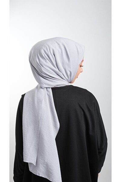 HÜRREM BONE Gray Plain Classic School Shawl Cotton Jazz Plain 202105_15