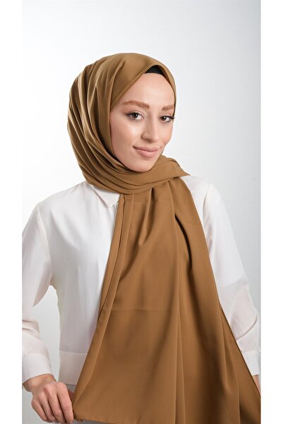 HÜRREMBONE SARAYDAN GELEN GÜZELLİK Hardal Medine İpeği Okul Şalı Düz Klasik 2...