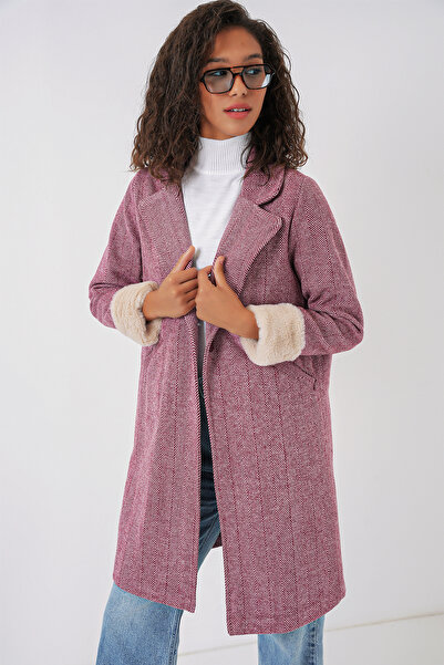 Bigdart 9085 Fish Back Cashew Coat - Y.Claret Red