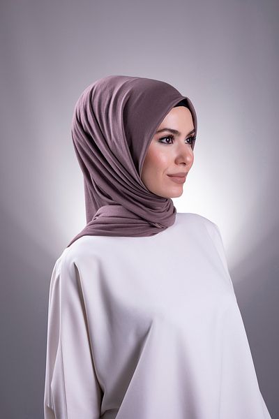 HÜRREM BONE Βιζόν Απλό Κλασικό Σάλι Βισκόζη Ύφασμα Λύκρα Χτενισμένο Βαμβάκι 202101 _10
