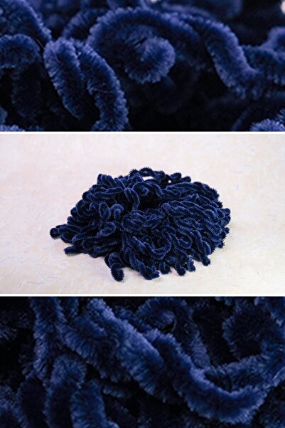 HÜRREMBONE SARAYDAN GELEN GÜZELLİK Agrafă de păr bleumarin catifea 1008_02