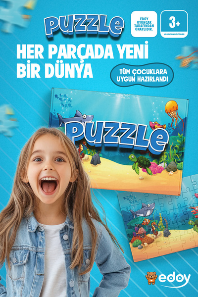 edoy Ocean Zihinsel Gelişim İçin Harika Bir Seçim: 24 Parça Çocuklarınız İç...