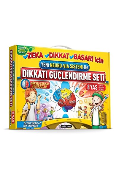 Adeda Yayınları 8 Yaş Zeka Ve Dikkat Güçlendirme Seti