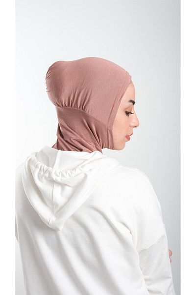 HÜRREM BONE Βιζόν Πρακτικό έτοιμο κουμπωτό Hijab Bonnet Sandy Fabric Sports Hijab 2113_10