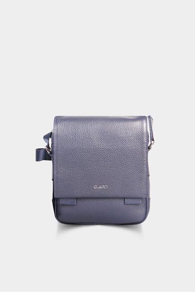 GUARD Navy Blue Genuine Leather Shoulder Bag - Grd2412Wt716