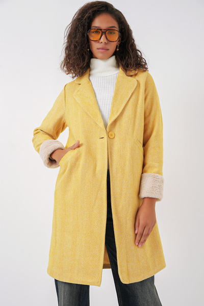 Bigdart 9085 Fish Back Cashew Coat - B.Yellow