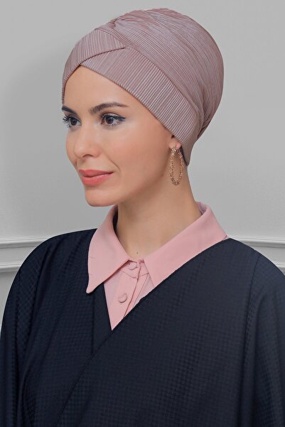 HÜRREMBONE SARAYDAN GELEN GÜZELLİK غطاء حجاب متشابك عملي باللون البنفسجي Fuku...