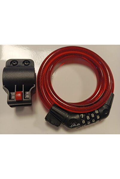 Abus Bisiklet Kilidi 12x100 4 Şifreli Kırmızı 10678