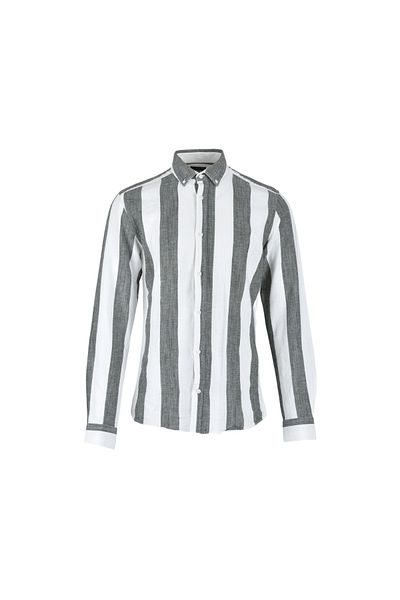 Only & Sons Onsarlo Cotton and Linen Blended Slim Fit Shirt Men's SHIRT22028040