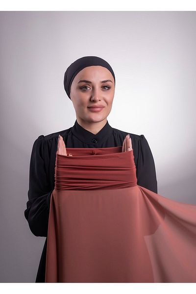 HÜRREM BONE Πρακτικό μαύρισμα σιφόν σωλήνων με κούμπωμα - 3001_33