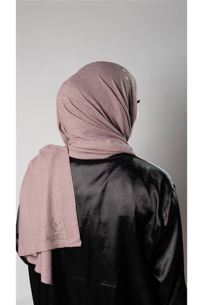 HÜRREMBONE SARAYDAN GELEN GÜZELLİK Trandafir uscat, practic, gata făcut, șal tricotat, țesătură, cu flori cu pietre 2118C_18
