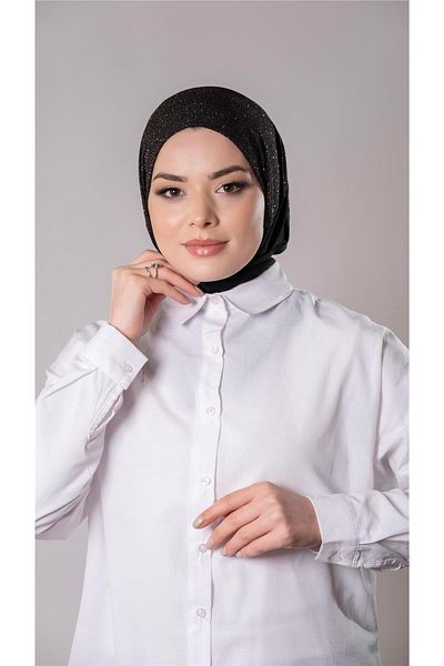 HÜRREM BONE Χρυσό Πρακτικό έτοιμο κουμπωτό μαντήλι Hijab Αμμώδες ύφασμα με κουμπώματα στην πλάτη 2206_102