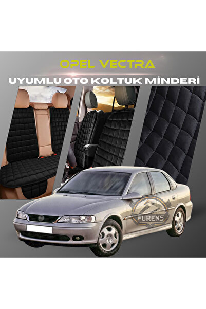 SHOOPLAA طقم وسائد مقعد السيارة أوبل فيكترا باللون الأسود مع جيوب ريش تايلاند...