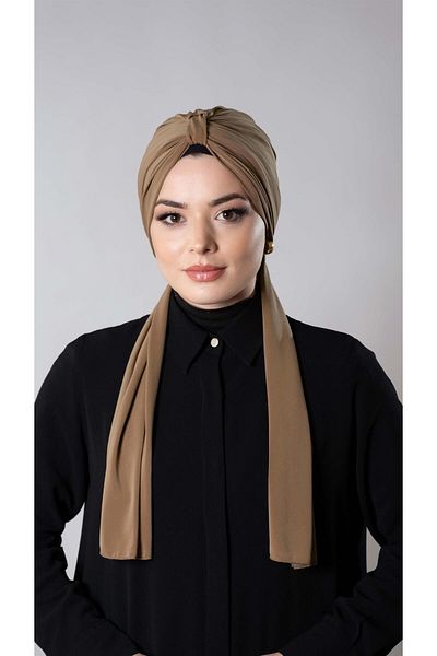 HÜRREM BONE Taba Practical Ready-Made Hijab Bonnet με σάντι υφασμάτινο κασκόλ 2204_33