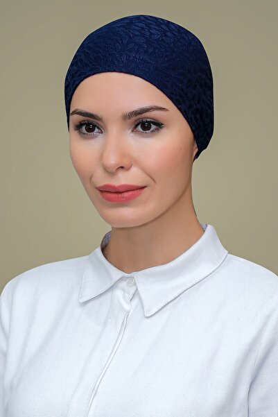 HÜRREMBONE SARAYDAN GELEN GÜZELLİK أزرق كحلي عملي حجاب متداخل جاهز جاكار عظم ...