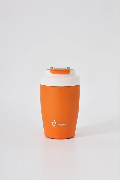 Penguen 400 ML TOMBİK MUG TERMOS PİPETLİ RENKLİ