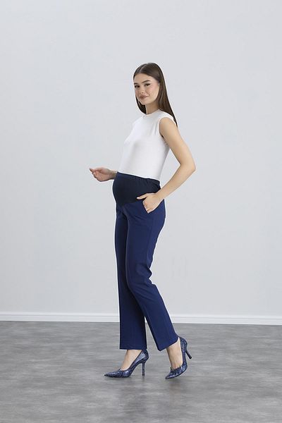 Işşıl 4349-Maternity Clothing Pipe Leg Classic Fabric Trousers