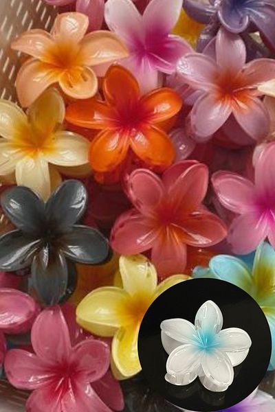 Mollycrush Women's Lotus Flower Design Peg Buckle Elegant and Elegant Hair Accessory
