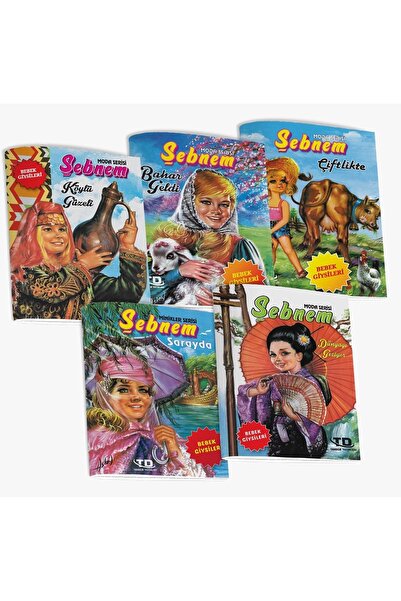 Tandem Yayınları Şebnem Bebek 15 Li Moda, Kostümler, Minikler Full Set Bebek Giysileri Etkinlik Kitabı