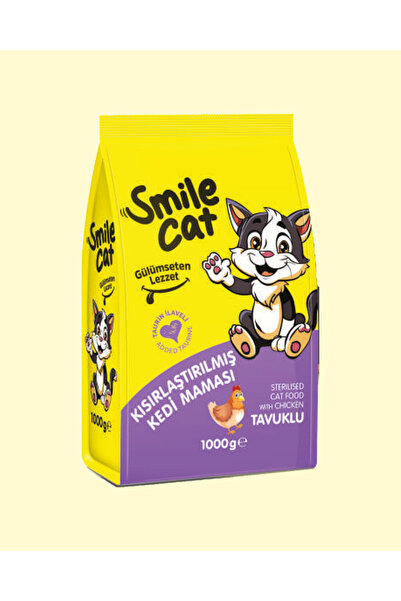 SMILE Cat Kısırlaştırılmış Kedi Maması 1000 Gr