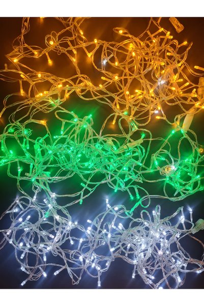 SAKİN ENERJİ Fuji̇ Eklenebi̇Li̇R Seri̇ White Led with 100 Bulbs