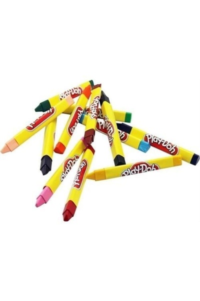 Play Doh Jumbo Üçgen Crayon Mum Boya 12 Renk 11 Mm