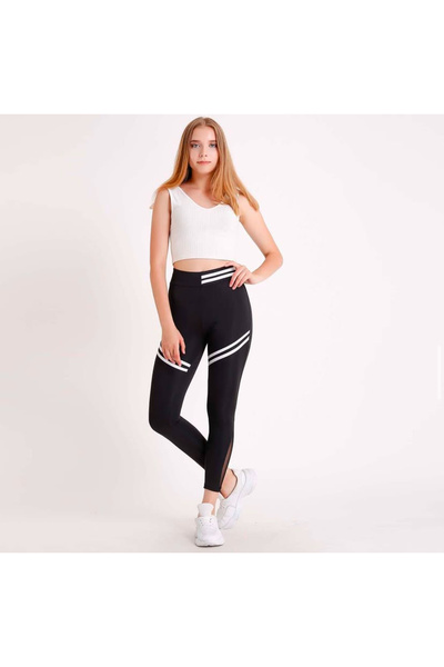 Butik Transparan Detaylı Sporcu Tayt