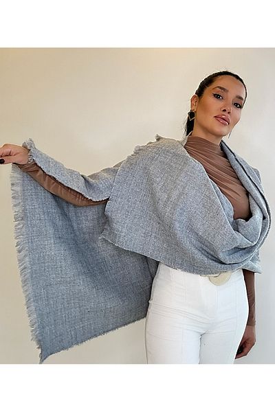 asalya Wool Knitwear Winter Shoulder Shawl