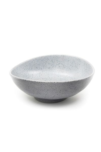 Külsan Melamine bowl size 24 cm gray granit color