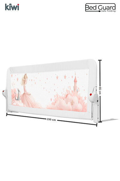 Kiwi 65 cm Fixed Children's Mattress Protector Barrier and Railing