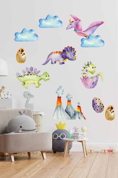 esatoys Animals Themed Kids Room Sticker Set