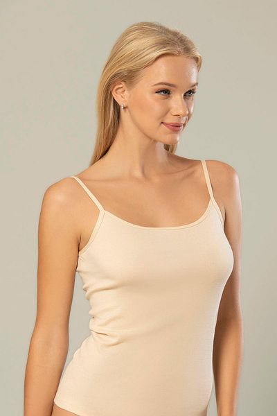 ERDEM İÇ GİYİM Erdem Ten Cotton Undershirt Ribbed Undershirt 2153