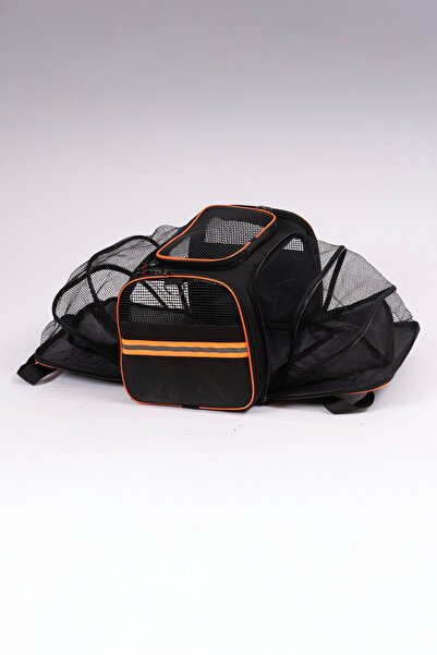 BRAVE PAWS Yıkanabilir Kedi Ve Köpek Çantası Hawaii Fileli Kedi Omuz Cantası ...