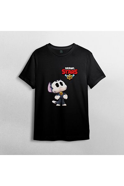 Pixxa Brawl Stars Kit 100% Cotton Crew Neck Kids T-Shirt