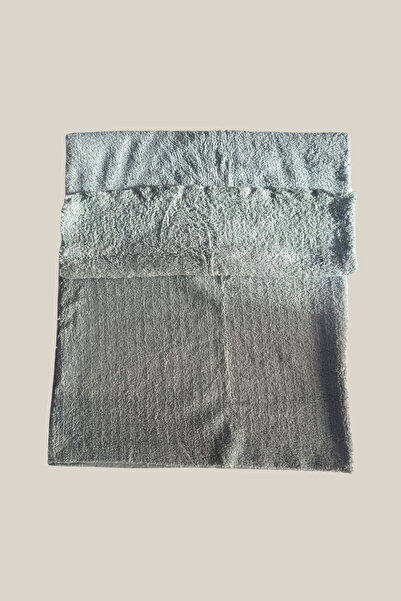 YAKAMEL Șal pufos și călduros Wellsoft, pătrat, fără model, turcoaz